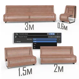 DIVA-3 Outdoor Bench