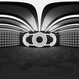 Studio HDRi - Black Chrome Lighting