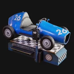 Vintage Coin-Op RaceCar Ride