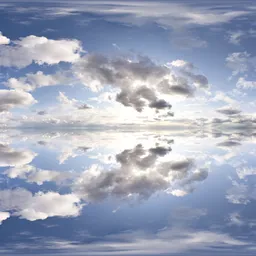 Infinite Real Sky - Puffy Clouds Daytime