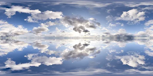 Infinite Real Sky - Puffy Clouds Daytime