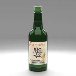 Korean Soju Bottle Alcohol