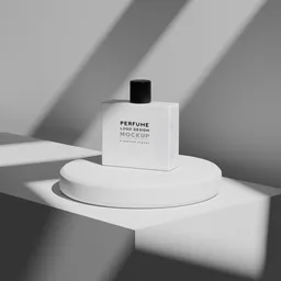 Perfume bottle mockup