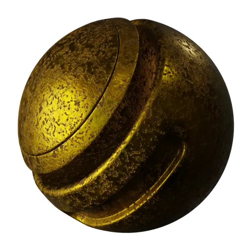 Rusty Gold Metal