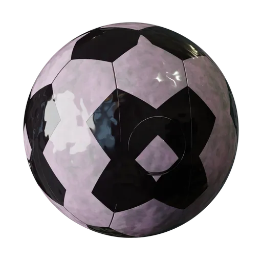 High-resolution pink and black marble PBR texture for Blender 3D floor designs.