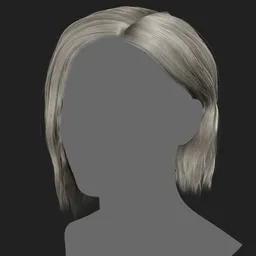 Female Angled Bob Haircut