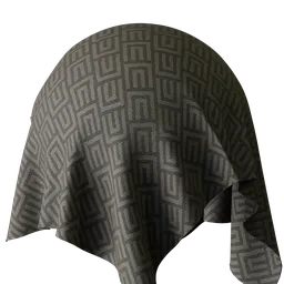 Geometric Brown Jacquard