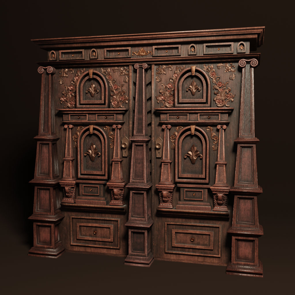 Antique Victorian models BlenderKit