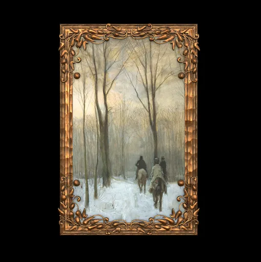 Retro picture frame