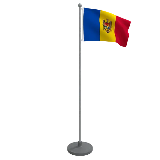 Animated Flag of Moldova