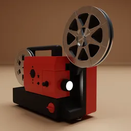 Vintage film projector