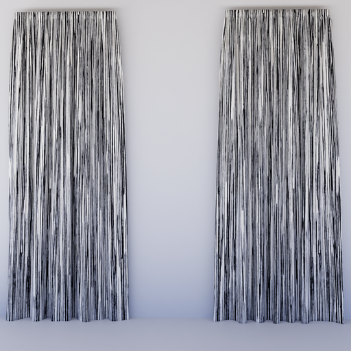 Designer Curtain #2 | FREE Curtains Models | BlenderKit