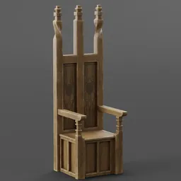 Medival king chair