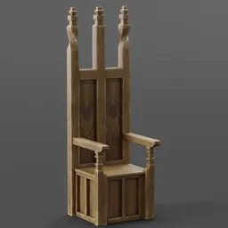 Medival king chair
