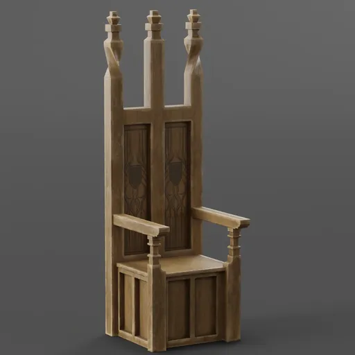 Medival king chair
