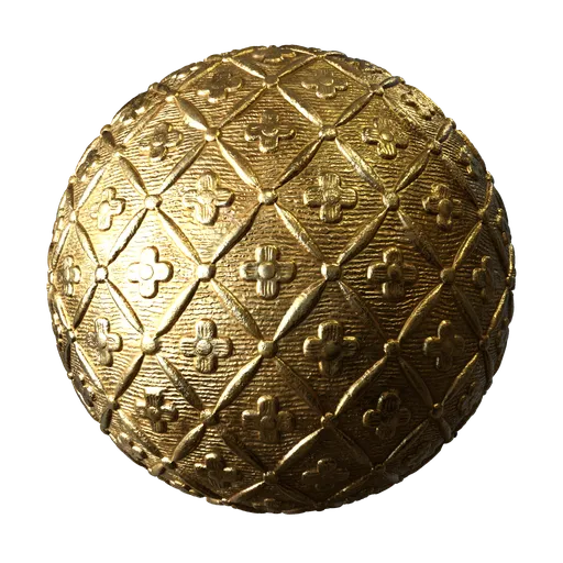 Gold Flower Pattern