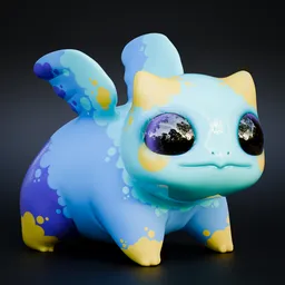 Spotty Dragon (Rigged)