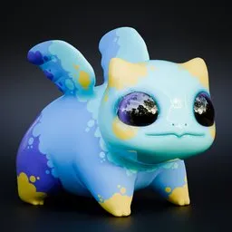 Spotty Dragon (Rigged)