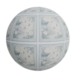Chinoiserie landscape art