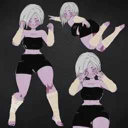 Lucifera - Anime Stylized NPR Character