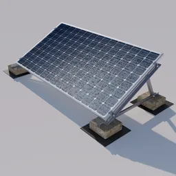 Solar Panel ballast system