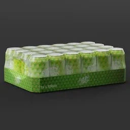 Case of fizzy lemon drinks