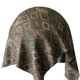 Graphical Brown Velvet