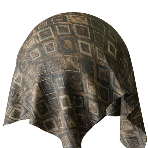 Graphical Brown Velvet