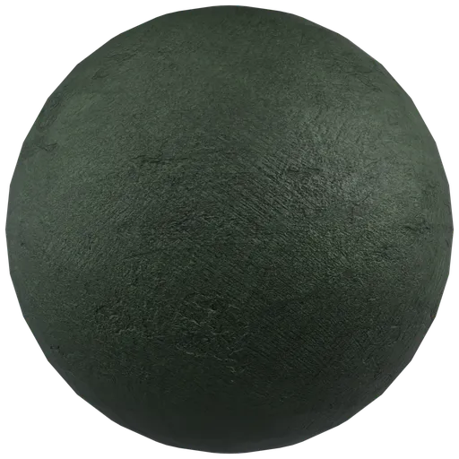 Painted Plaster Dark Green