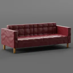 Square Leather sofa