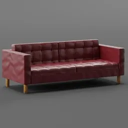 Square Leather sofa