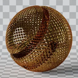 Procedural Vintage Trellis Glass