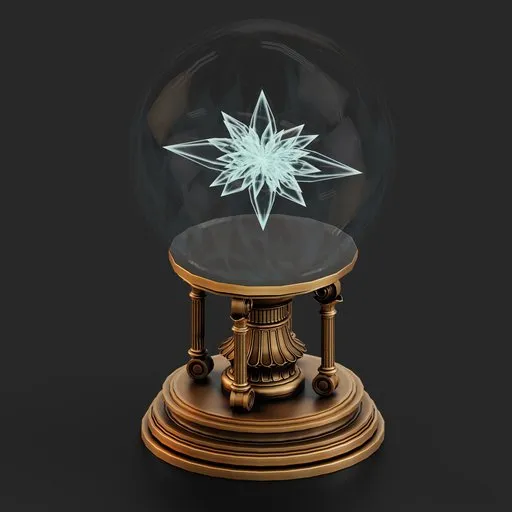 Mystical Crystal Ball Table
