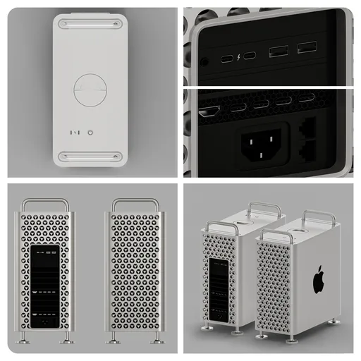 Mac Pro Tower Clean Topology