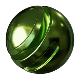 Soft Green Scratched Painted Steel