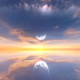 Pure Sky Sunset Planet