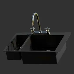 Sink S71 S711-F655 CR BK