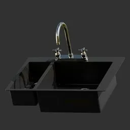 Sink S71 S711-F655 CR BK