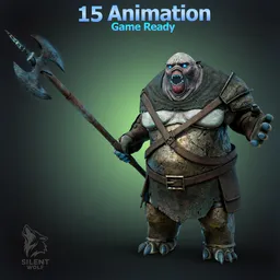 Undead Warlord-Rigged-Animated