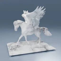 Decorative Fantasy Pegasus Statue