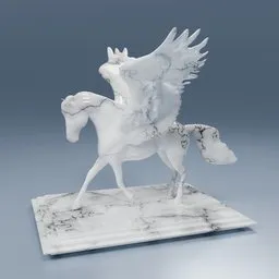 Decorative Fantasy Pegasus Statue