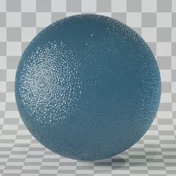 Diamond Patterned Glass Blue