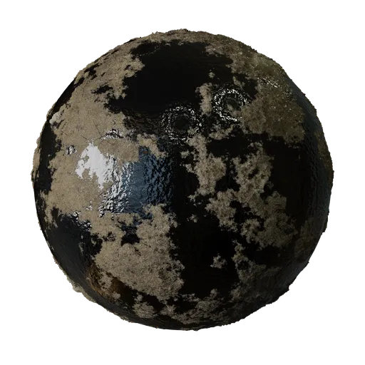 Realistic procedural dirt with mud and water
