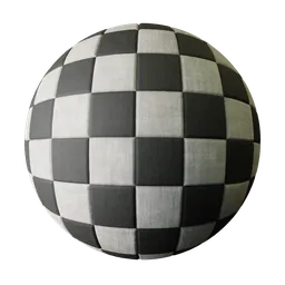 Fabric checkered panels