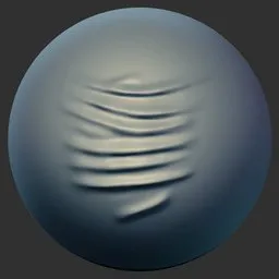 ER_Fabric Brush Pulled Corner Folds