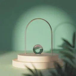 Aesthetic Stage with Steel Gate