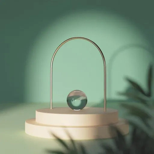 Aesthetic Stage with Steel Gate