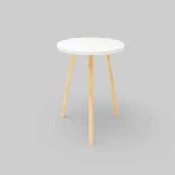 Minimalist round table