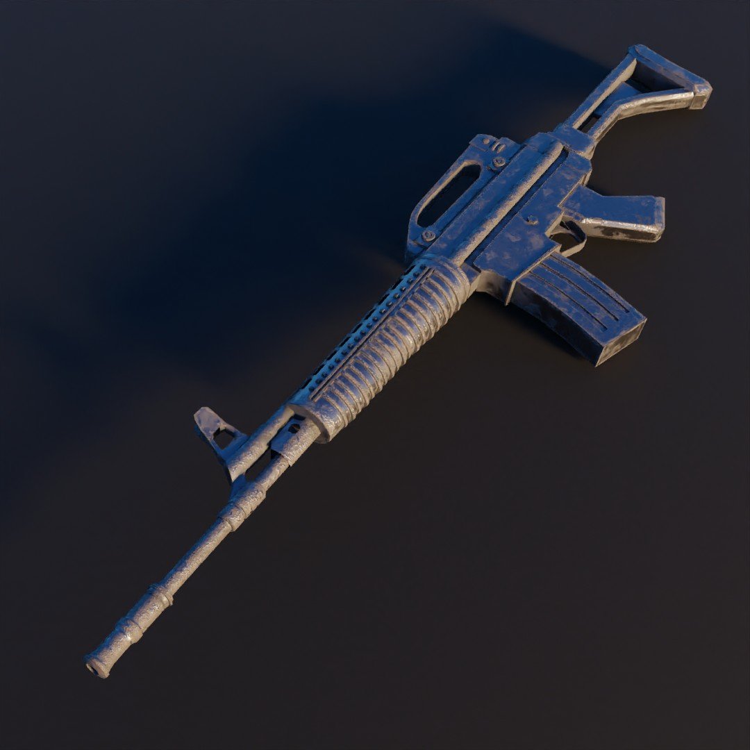 Pindad ss2 | FREE Modern Weapons models | BlenderKit
