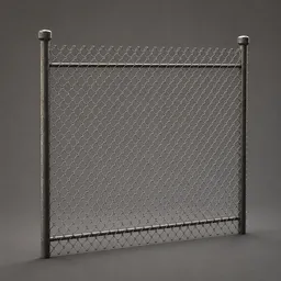 Steel Fence (Procedural)